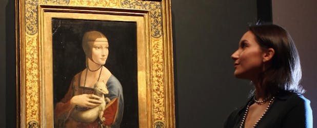 Biglietto d’ingresso per la “Dama con l’ermellino” di Leonardo da Vinci